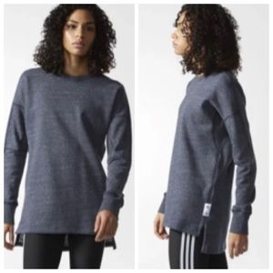 Reigning Champ x Adidas Womens Pullover Sweatshirt Navy Blue Size Medium